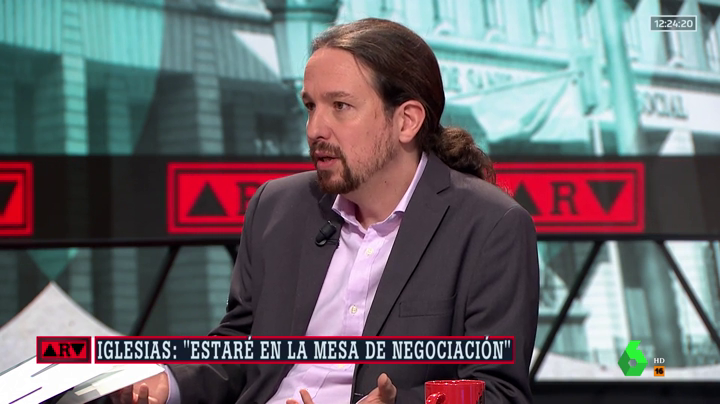 Pablo Iglesias: "Estaré en la mesa de negociación entre el Gobierno y el Govern catalán" Pablo Iglesias: "Estaré en la mesa de negociación entre el Gobierno y el Govern catalán"