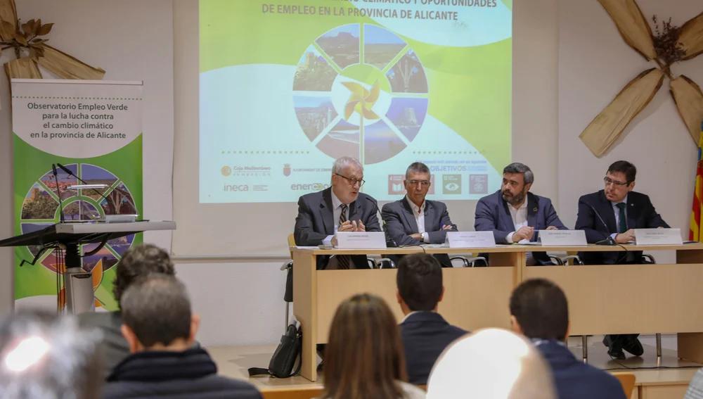 Presentación del ‘Diagnóstico del cambio climático y oportunidades de empleo en la provincia de Alicante’. Presentación del ‘Diagnóstico del cambio climático y oportunidades de empleo en la provincia de Alicante’.