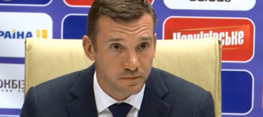 Andrei Shevchenko, seleccionador de Ucrania. Andrei Shevchenko, seleccionador de Ucrania.