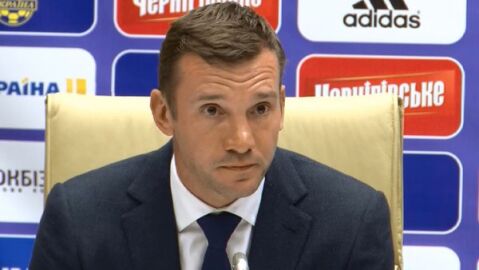 Andrei Shevchenko, seleccionador de Ucrania.