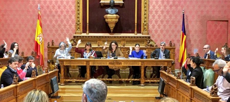 La Presidenta del Consell de Mallorca, Catalina Cladera, en el pleno de la institución. La Presidenta del Consell de Mallorca, Catalina Cladera, en el pleno de la institución.