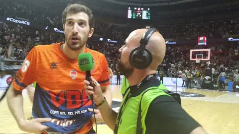 Guillem Vives, jugador del Valencia Basket Guillem Vives, jugador del Valencia Basket