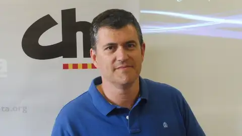 El presidente de Chunta Aragonesista, Joaquín Palacín El presidente de Chunta Aragonesista, Joaquín Palacín