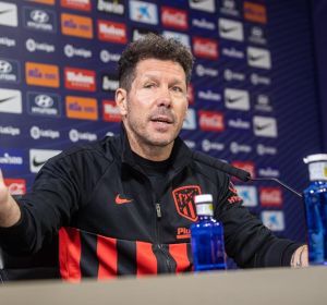 El entrenador del Atlético de Madrid, Diego Pablo Simeone. El entrenador del Atlético de Madrid, Diego Pablo Simeone.