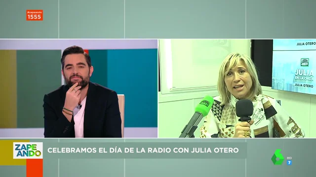 Julia Otero desvela en Zapeando qu&eacute; es para ella la radio