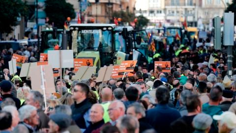 laSexta Noticias 14:00 (14-02-20) Tractoradas y manifestaciones de agricultores por un precio justo en Valencia, Lleida y Andaluc&iacute;a