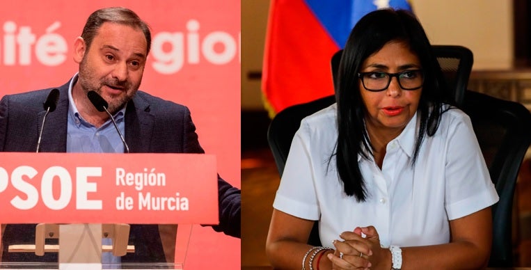 Delcy Rodríguez acusa a la derecha española de doble moral en su apoyo a Guaidó Delcy Rodríguez acusa a la derecha española de doble moral en su apoyo a Guaidó