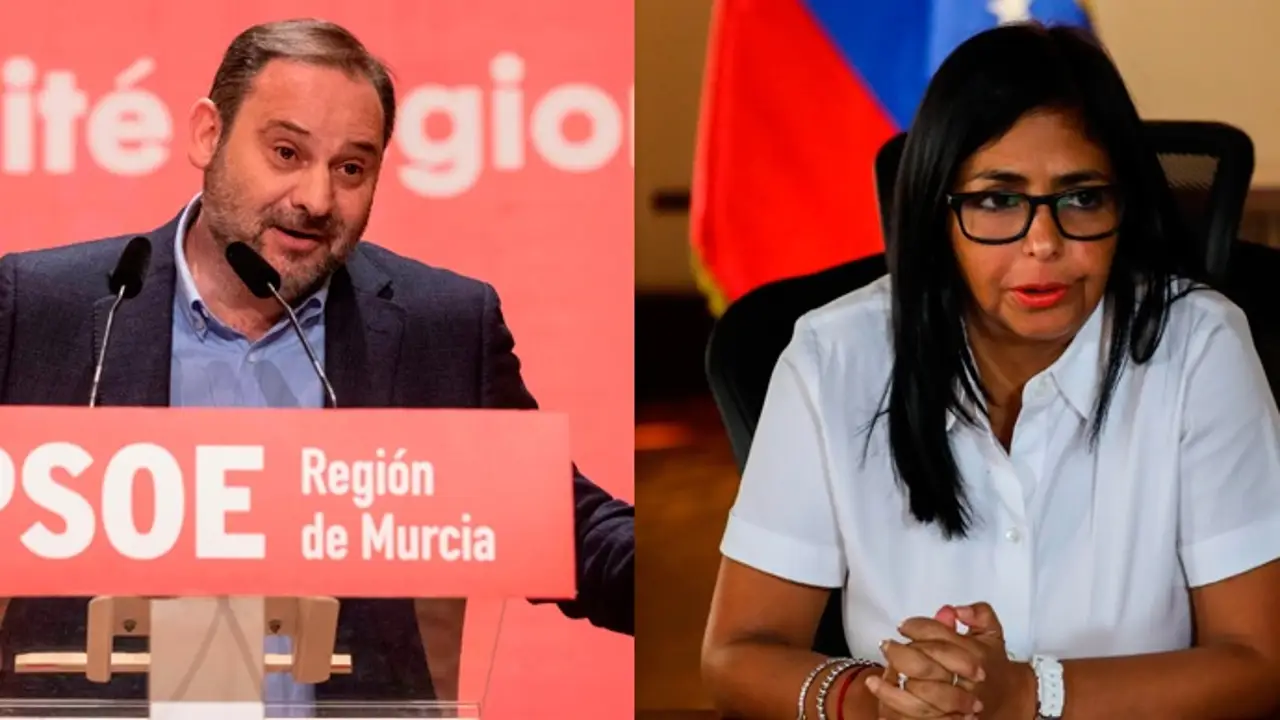 José Luis Ábalos y Delcy Rodríguez José Luis Ábalos y Delcy Rodríguez