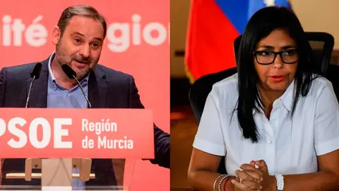 José Luis Ábalos y Delcy Rodríguez José Luis Ábalos y Delcy Rodríguez