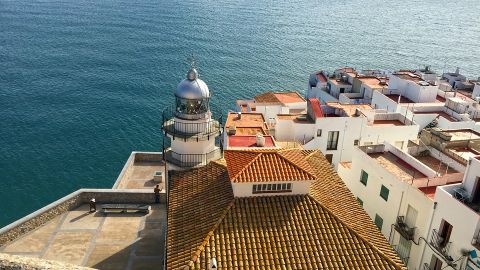 Vista desde el Castillo de Pe&ntilde;&iacute;scola