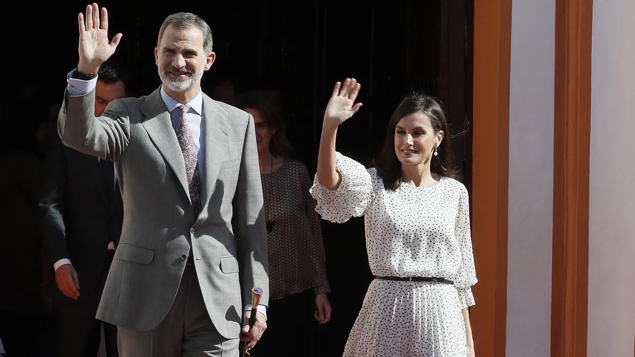 Los Reyes de España visitan Almonta