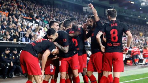 Los jugadores del Atl&eacute;tico