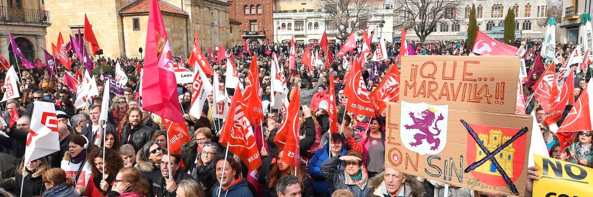Sergio Tomé, sobre las manifestaciones en León: "Es una situación de emergencia y Madrid esta dando la espalda" Sergio Tomé, sobre las manifestaciones en León: "Es una situación de emergencia y Madrid esta dando la espalda"