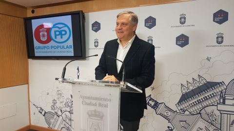 Francisco Ca&ntilde;izares, portavoz del PP en el Ayuntamiento de C.Real