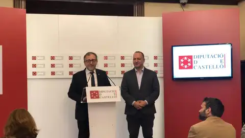 El presidente de la Diputación, José Martí, se reúne con el vicepresidente de la Generalitat, Rubén Martínez Dalmau. VIVIENDA