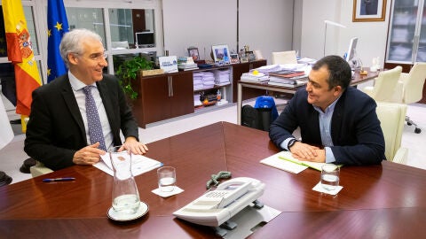 Reuni&oacute;n de Conde co Alcade de Monterrei