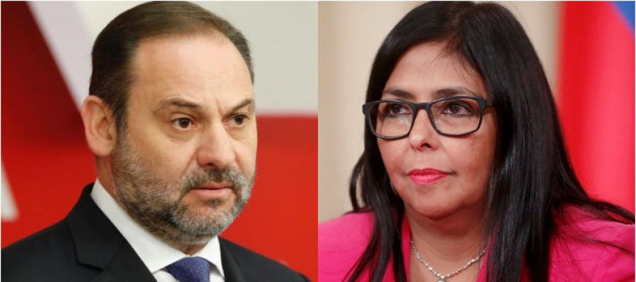 José Luis Ábalos y Delcy Rodríguez José Luis Ábalos y Delcy Rodríguez