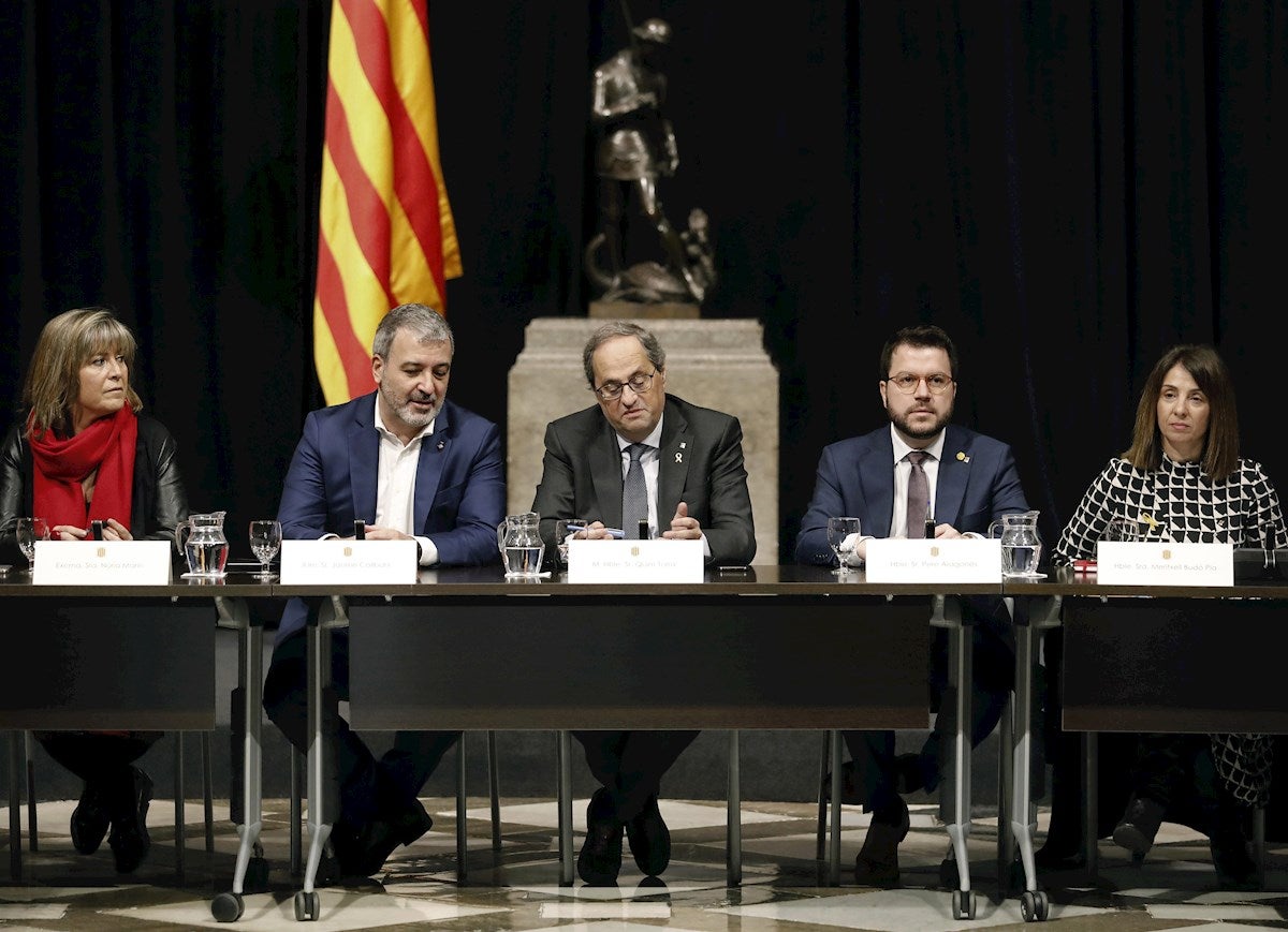 El Govern, patronal y sindicatos se felicitan por la gestión de la crisis tras la cancelación del MWC El Govern, patronal y sindicatos se felicitan por la gestión de la crisis tras la cancelación del MWC