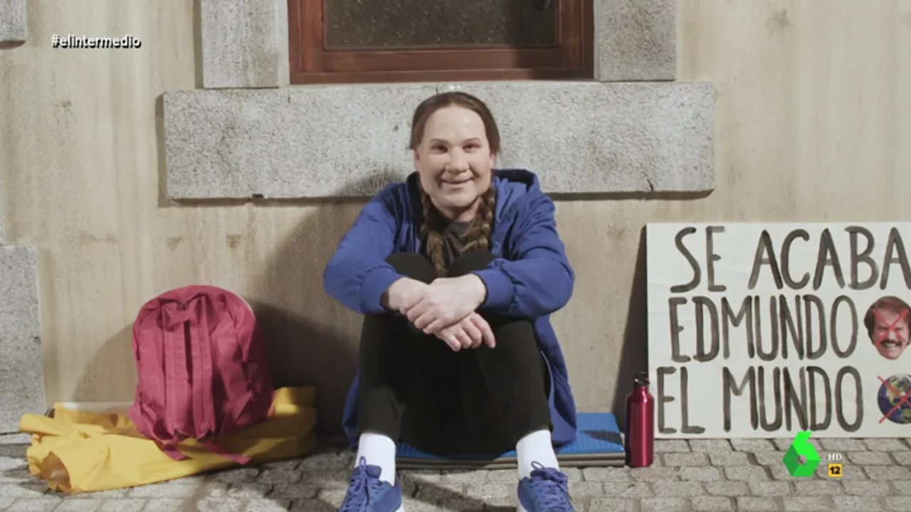 Joaquín Reyes imita a Greta Thunberg