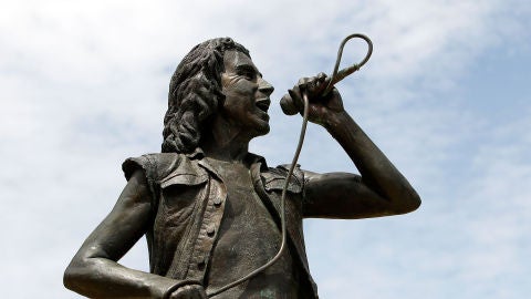 Estatua de Bon Scott.
