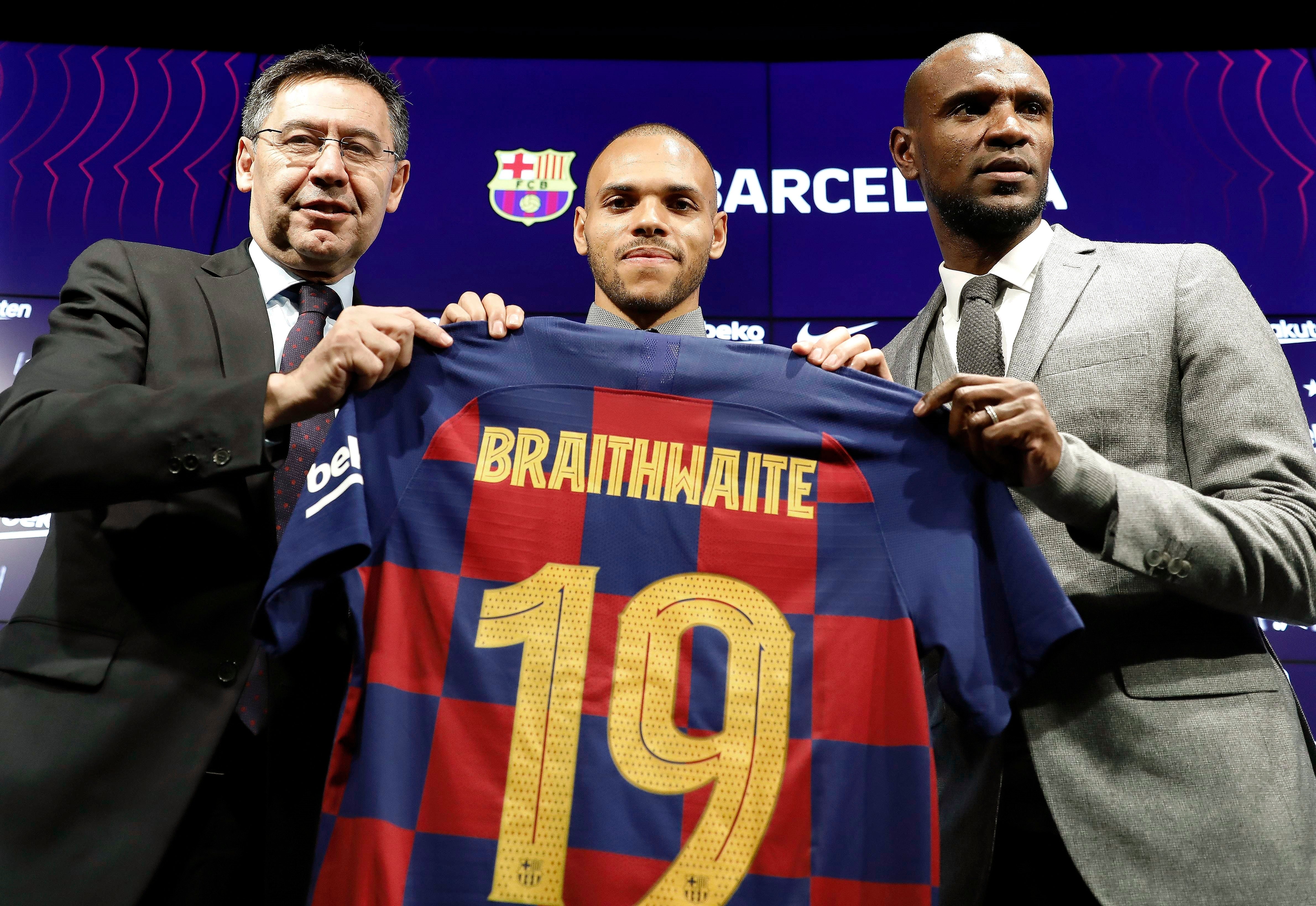 Braithwaite entra en la convocatoria del Barcelona ante el Eibar Braithwaite entra en la convocatoria del Barcelona ante el Eibar