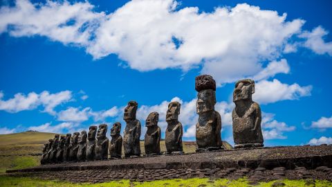 Moais de la Isla de Pascua