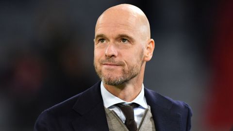 El entrenador del Ajax, Ten Hag. 