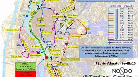 Zurich Maraton este domingo. Cortes de tráfico