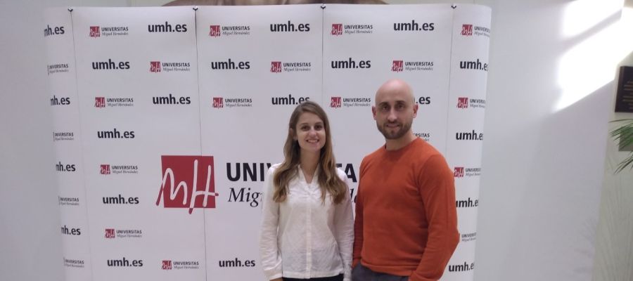 Melissa Belló y Alberto Falcó, investigadores de la UMH de Elche. Melissa Belló y Alberto Falcó, investigadores de la UMH de Elche.