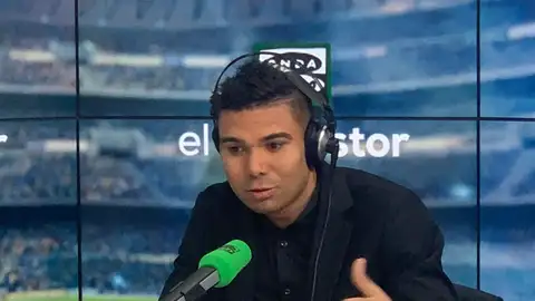 El jugador del Real Madrid, Casemiro, en El Transistor El jugador del Real Madrid, Casemiro, en El Transistor