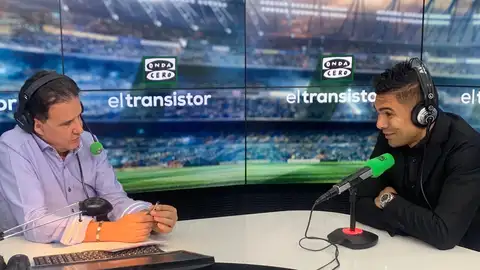 Casemiro junto a José Ramón de la Morena Casemiro junto a José Ramón de la Morena