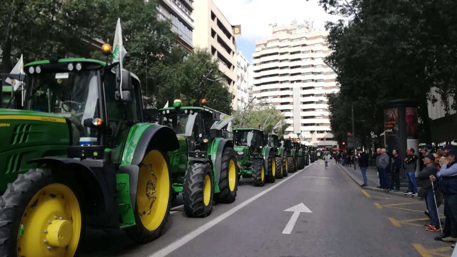 Tractorada en Murcia