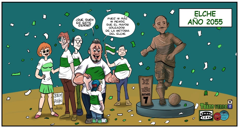 Nino, leyenda viva y máximo goleador histórico del Elche Nino, leyenda viva y máximo goleador histórico del Elche