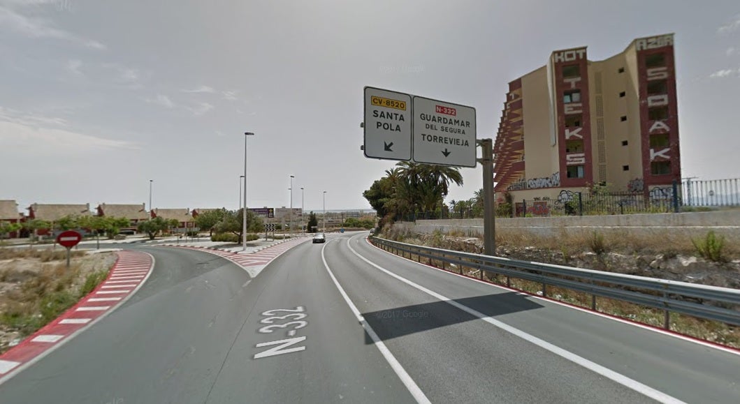 Un hombre de 60 años fallece atropellado en la N-332 en Santa Pola Un hombre de 60 años fallece atropellado en la N-332 en Santa Pola