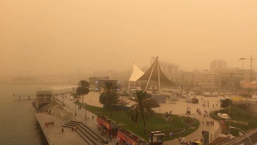La calima obliga a desviar 19 vuelos en el Aeropuerto de Gran Canaria La calima obliga a desviar 19 vuelos en el Aeropuerto de Gran Canaria