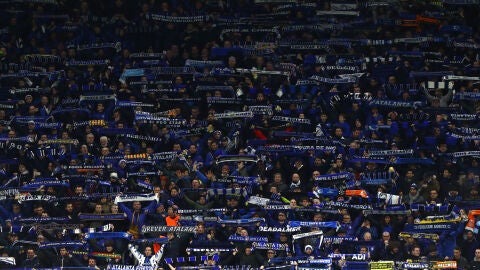 Afici&oacute;n del Atalanta.