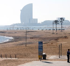 Playa de Somorrostro, en Barcelona Playa de Somorrostro, en Barcelona