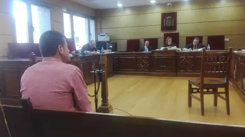 Venancio Rincón, durante su declaración en el juicio Venancio Rincón, durante su declaración en el juicio