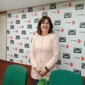 Blanca Fernández, en los estudios de Onda Cero Ciudad Real