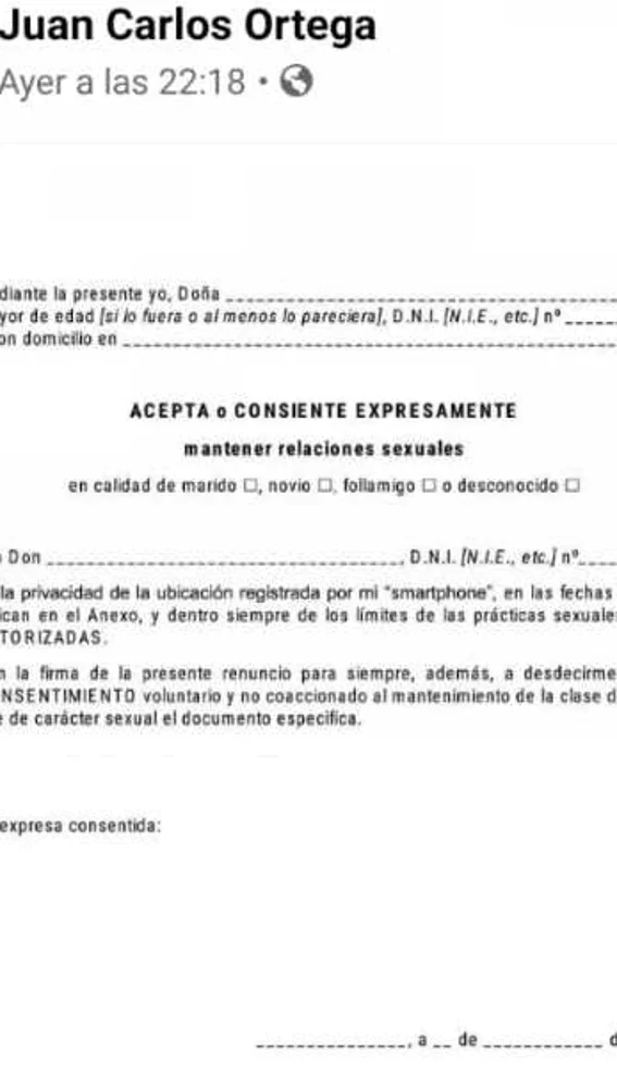 Consentimiento Consentimiento
