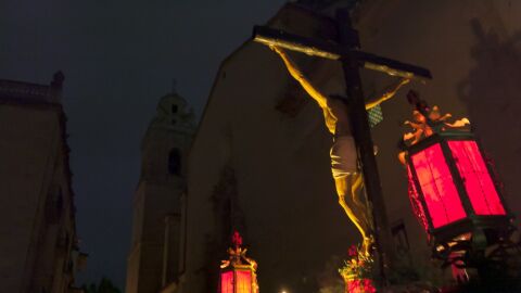 Imagen del Cristo de la Buena Muerte de Aspe. Imagen del Cristo de la Buena Muerte de Aspe.