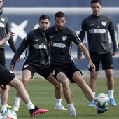 Entrenamiento del Málaga Entrenamiento del Málaga