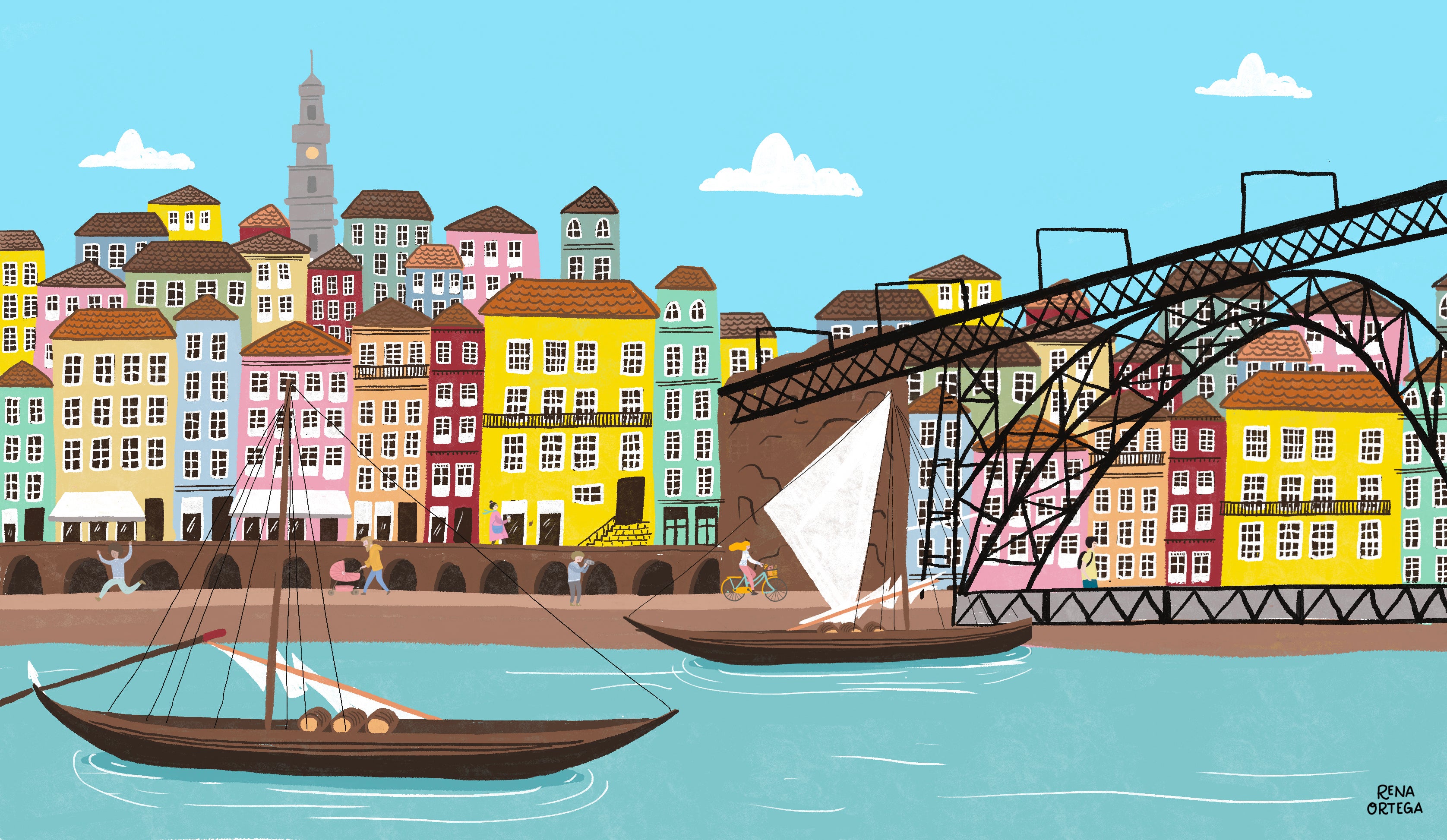 Una mirada a Oporto desde Pontevedra Una mirada a Oporto desde Pontevedra