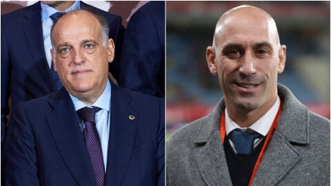 Javier Tebas y Luis Rubiales