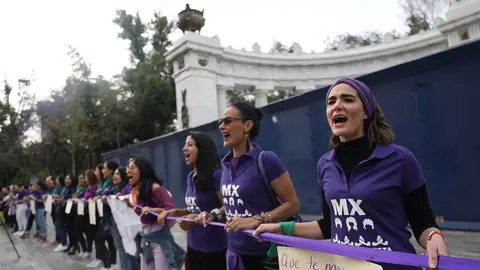 Mujeres protestan en México en el 8M Mujeres protestan en México en el 8M