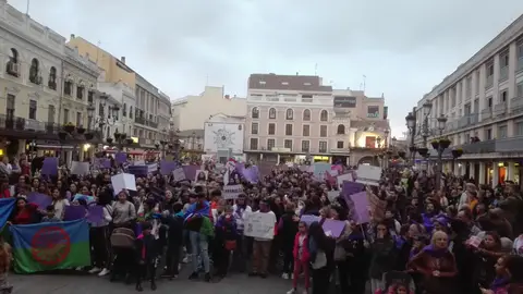 La manifestación finalizó en la Plaza Mayor La manifestación finalizó en la Plaza Mayor