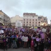 La manifestación finalizó en la Plaza Mayor