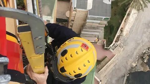 Rescate de altura Bomberos de Alicante