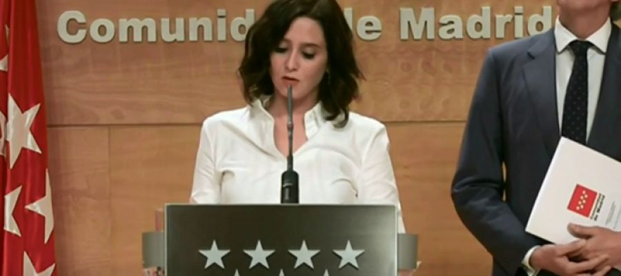Ayuso: "Las restricciones son imprescindibles. La salud pública está por encima de todo" Ayuso: "Las restricciones son imprescindibles. La salud pública está por encima de todo"