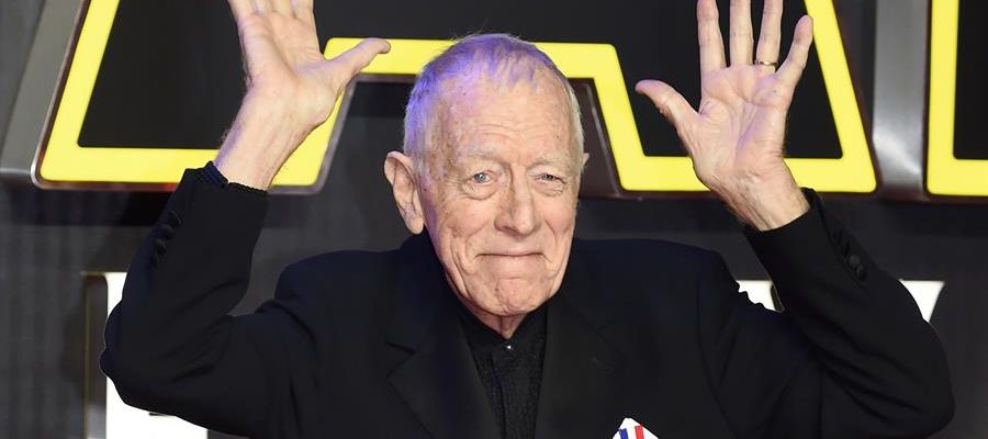El actor Max von Sydow. El actor Max von Sydow.
